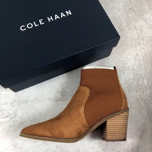 NEW Cole Haan suede bootie 8 8.5 - Picture 1 of 6